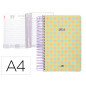Agenda espiral liderpapel perissa a4 2024 dia pagina papel 80 gr diseño circle