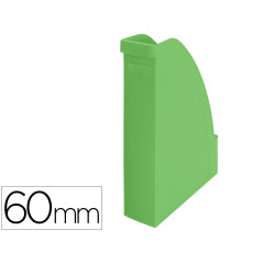 Revistero leitz recycle plastico lomo 60 mm verde 78x308x278 mm