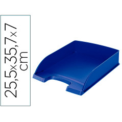 Bandeja sobremesa plastico leitz recycle azul 255x357x70 mm