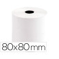 Rollo sumadora termico greening 80 mm ancho x 80 mm diametro sin bisfenol a papel de 70 g/m2
