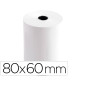 Rollo sumadora termico greening 80 mm ancho x 60 mm diametro sin bisfenol a papel de 70 g/m2