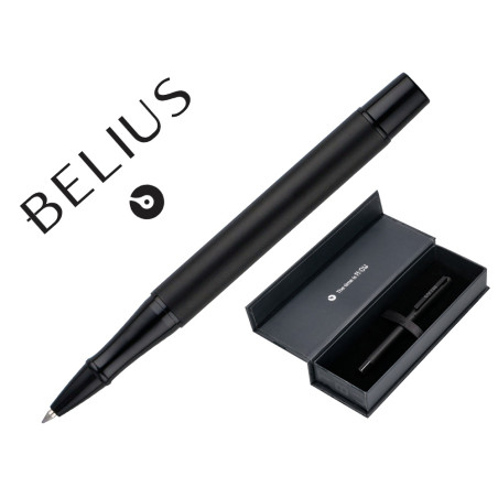 Roller belius unstoppable color negro tinta negra caja de diseño
