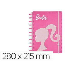 Cuaderno inteligente grande barbie pink by barbie 280x215 mm