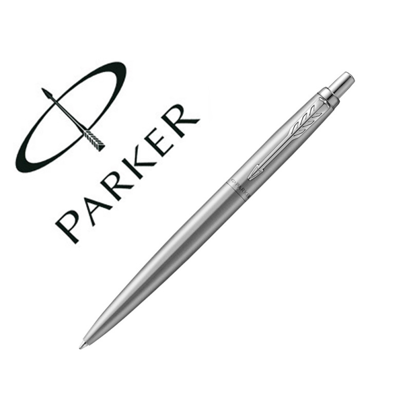 Boligrafo parker jotter xl monocromo acero ct en estuche