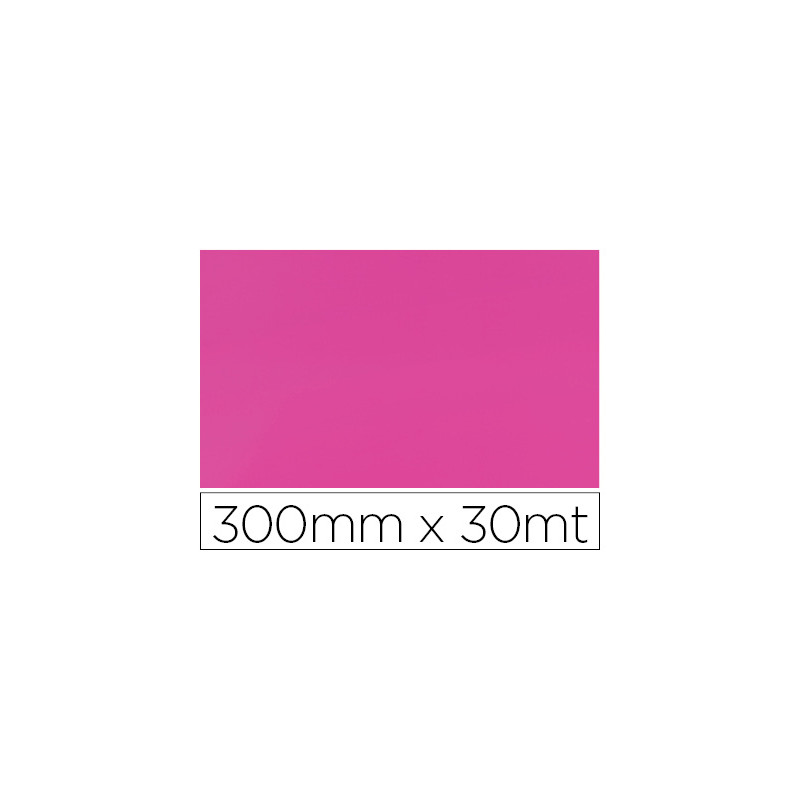 Papel de regalo colibri simple mate rosa bobina 300 mm x 30 mt
