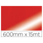 Papel de regalo colibri doble metalizado rojo bobina 600 mm x 15 mt