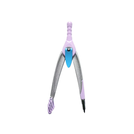 Compas liderpapel lock device con adaptador universal y tubo de minas color violeta
