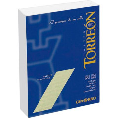 Papel torreon blanco crema a4 90 gr paquete de 100 hojas