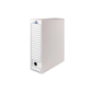Caja archivo definitivo liderpapel 104 folio carton reciclado 325g/m2 lomo 100 mm blanco 365x100x251 mm