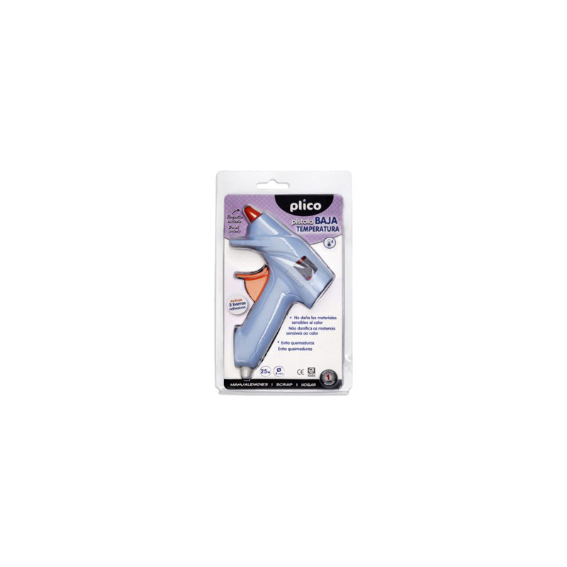 Pistola de silicona caliente mini plico baja temperatura 25w