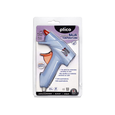 Pistola termofusible plico 25w baja temperatura