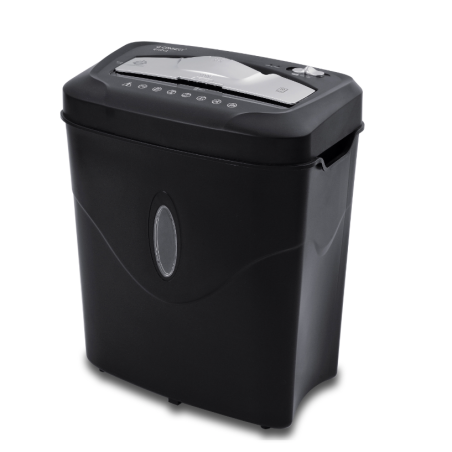 Destructora de documentos q-connect kf17974 capacidad de corte 10 h destruye grapas clips y tarjetas papelera 16,5