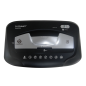 Destructora de documentos q-connect kf17974 capacidad de corte 10 h destruye grapas clips y tarjetas papelera 16,5