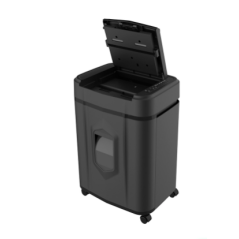 Destructora de documentos q-connect capacidad de corte 120 h auto / 10 h manual destruye grapas clips y