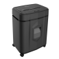 Destructora de documentos q-connect capacidad de corte 120 h auto / 10 h manual destruye grapas clips y