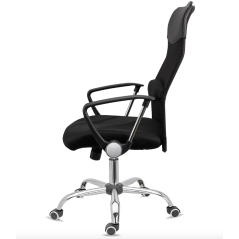 Silla de direccion q-connect base metal respaldo alto regulable en altura 1110+100mm alto piel y malla