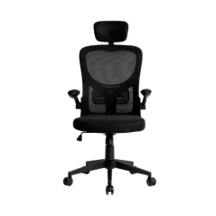 Silla q-connect ergonomica pal ermo malla base nylon alt max 1300 anc 610 prof 600 ruedas premium color negro
