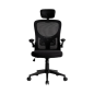 Silla q-connect ergonomica pal ermo malla base nylon alt max 1300 anc 610 prof 600 ruedas premium color negro
