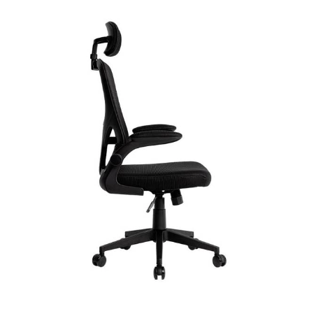 Silla q-connect ergonomica pal ermo malla base nylon alt max 1300 anc 610 prof 600 ruedas premium color negro