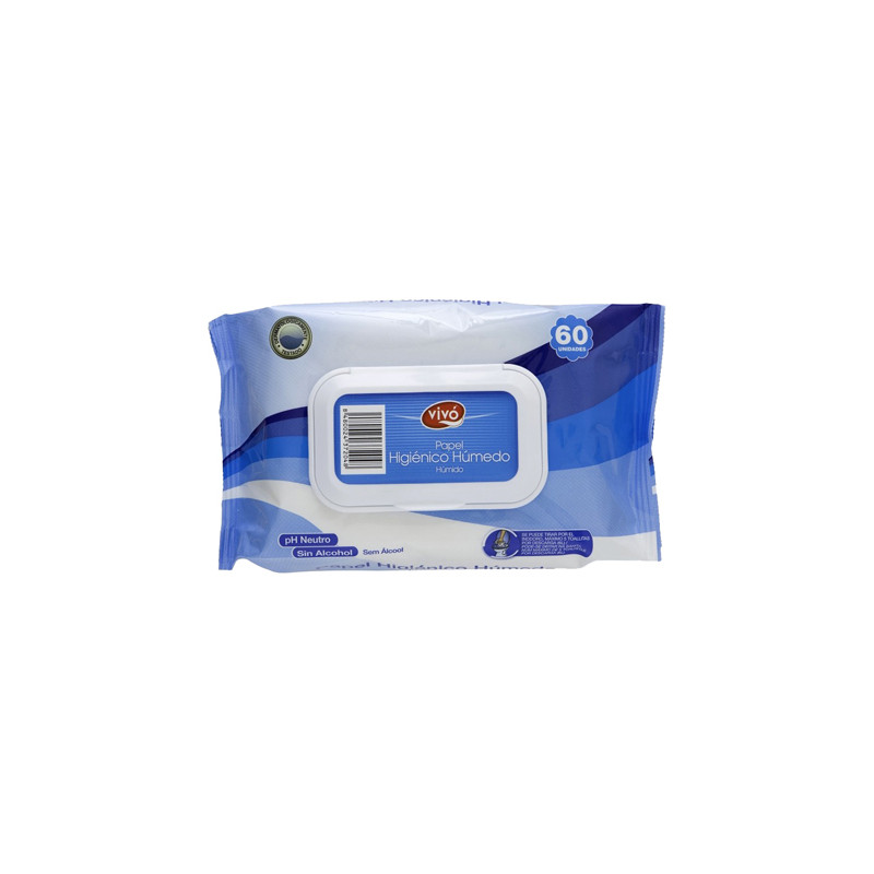 Papel higienico humedo freshness paquete con tapa de 80 unidades