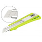 Cuter q-connect plastico ancho con guia metalica cuchilla ceramica 18 mm xd-43 blister 1 unidad