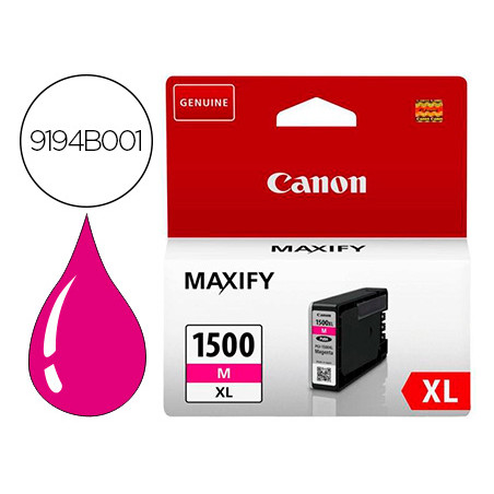 Ink-jet canon pgi-1500xl mb2050 / mb2150 / mb2155 / mb2350 / mb2750 / mb2755 magenta