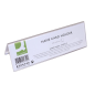 Identificador sobremesa q-connect metacrilato 190x60 mm ref.5727 Identificador sobremesa q-connect metacrilato 190x60 mm ref.5727