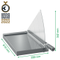 Cizalla de palanca leitz precision office pro a3 base cristal longitud corte 457 mm capacidad de corte 25 hojas