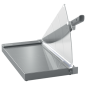 Cizalla de palanca leitz precision office pro a3 base cristal longitud corte 457 mm capacidad de corte 25 hojas