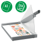Cizalla de palanca leitz precision office pro a3 base cristal longitud corte 457 mm capacidad de corte 25 hojas