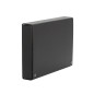 Carpeta proyectos pardo folio lomo 50 mm carton forrado negro con broche