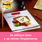 Bloc de notas adhesivas quita y pon post-it 76x76 mm con 100 hojas