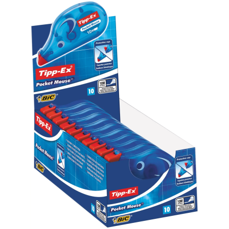 Corrector tipp-ex cinta pocket mouse 4,2 mm x 10 mt