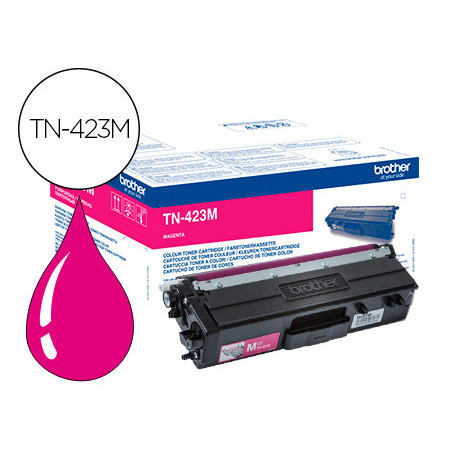 Toner brother tn-423 para dcp-l8410 cdn/8410 cdw/ hl-l8260 cdw/mfc-l8360 cdw /8690 cdw/8900 cdw magenta