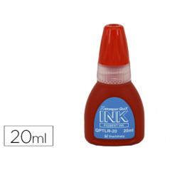 Tinta x\'stamper quix para sellos roja bote de 20 ml