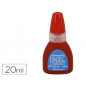 Tinta x 'stamper quix para sellos roja bote de 20 ml