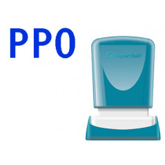 Sello x\'stamper quix personalizable color azul medidas 11x25 mm q-04
