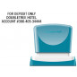 Sello x 'stamper quix personalizable color negro medidas 16x48 mm q-11