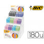 Boligrafo bic cristal up bicolor punta de 1,2 mm expositor de 180 unidades colores surtidos