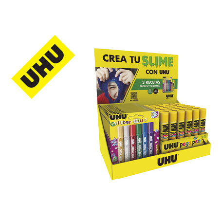 Expositor sobremesa uhu crea tu slime 175x325x200 mm