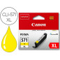 Ink-jet canon cli-571xl pixma mg6852 / ts6050 / ts8050 amarillo 500 pag