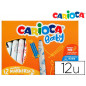 Rotulador carioca baby 2 años caja 12 unidades colores surtidos