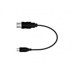 Cable usb on-the-go adaptador mediarange micro usb 2.0 plug usb 2.0 longitud del cable 20 cm negro
