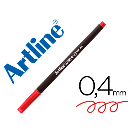 Rotulador artline supreme epfs200 fine liner punta de fibra rojo 0,4 mm