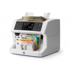 Contador de billetes safescan 2265 funcion añadir y fajos verifica uv/mg/color/tamaño y espesor 1200 billetes/min