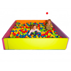 Piscina de bolas plegable sumo didactic poliester recubierto pvc 200x120x40x5 cm bolas no incluidas