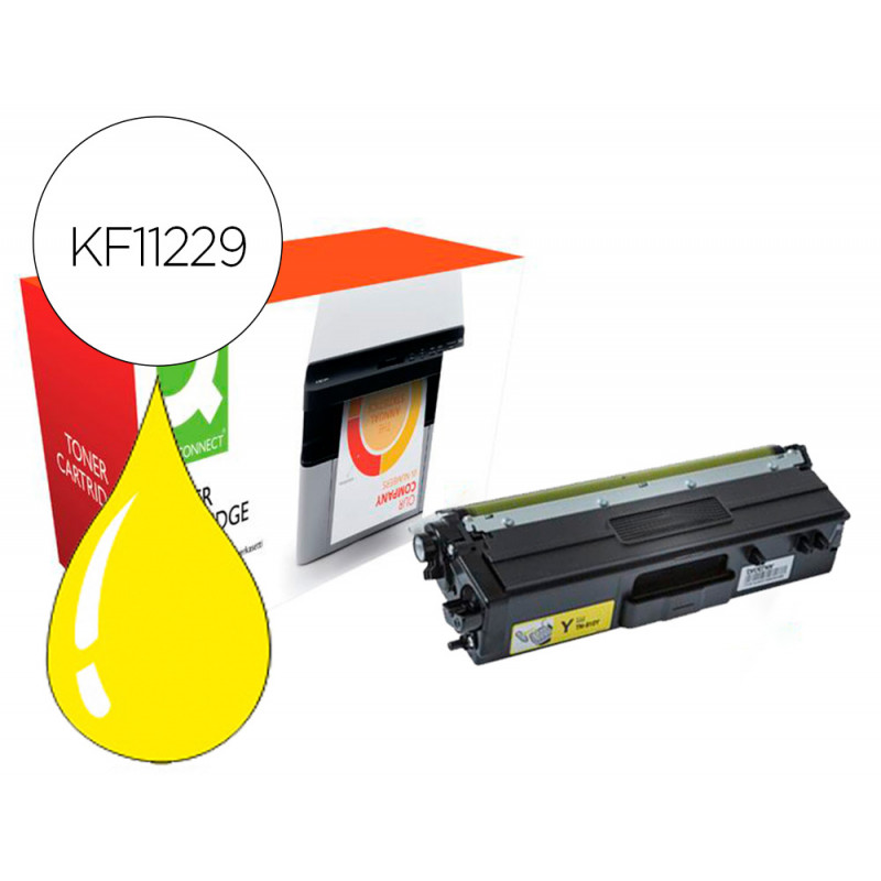 Toner compatible q-connect brother tn910y hl-l9310 amarillo 9000 paginas