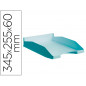 Bandeja sobremesa archivo 2000 ecogreen plastico 100% reciclado apilable formatos din a4 y folio color azul
