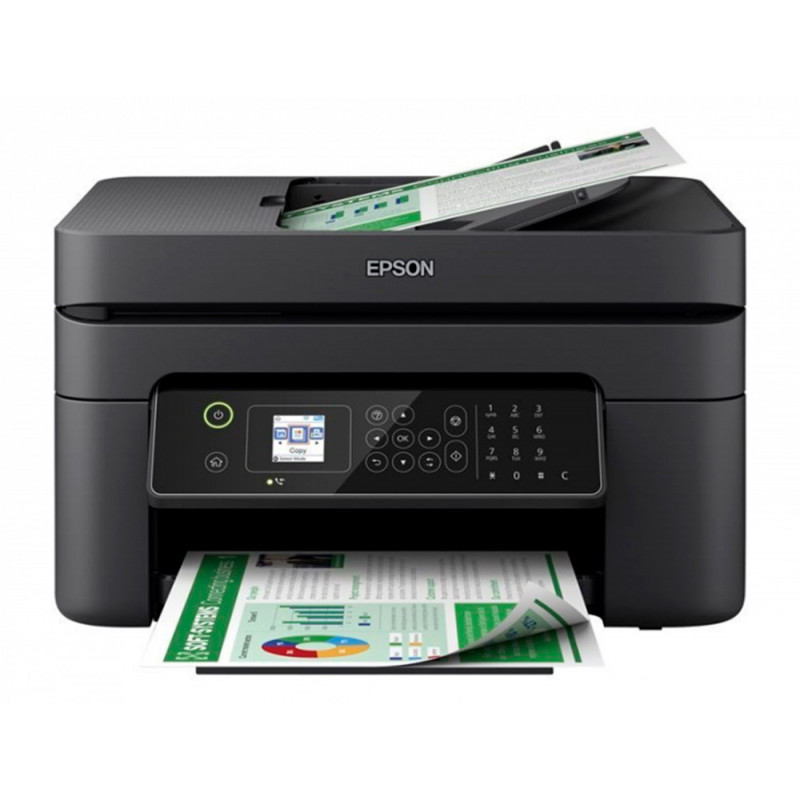 Equipo multifuncion epson workforce wf-2840dwf tinta 10 ppm lcd 3,7 cm escaner copiadora impresora fax