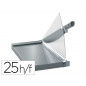 Cizalla de palanca leitz precision office pro a3 base cristal longitud corte 457 mm capacidad de corte 25 hojas